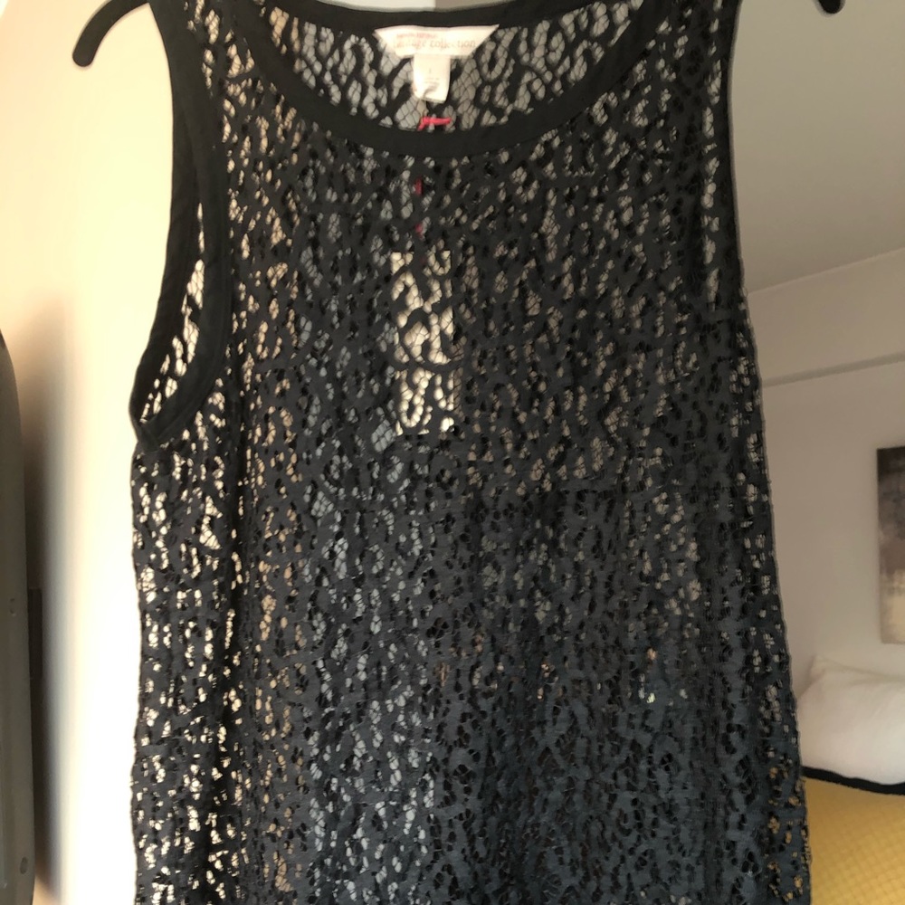 Banana Republic Heritage black party tank
